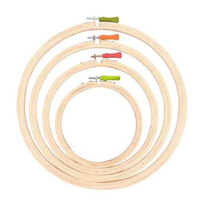 Wooden Embroidery Hoop Combo 6,8,10,12 Inch, Pack of 4