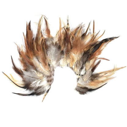 Wild Hen Feather Natural Dyed Pack of 80 Pieces