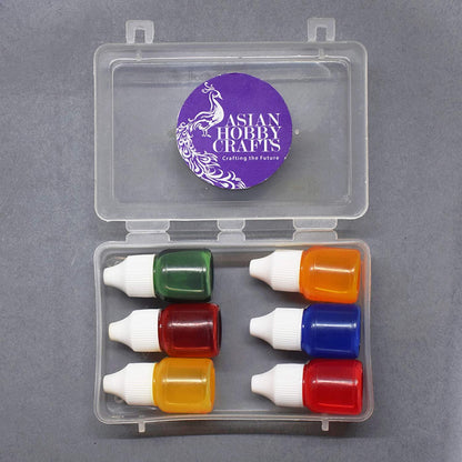 Pigment Colors for Candle Making, Set of 6 Colors, 5 ML
