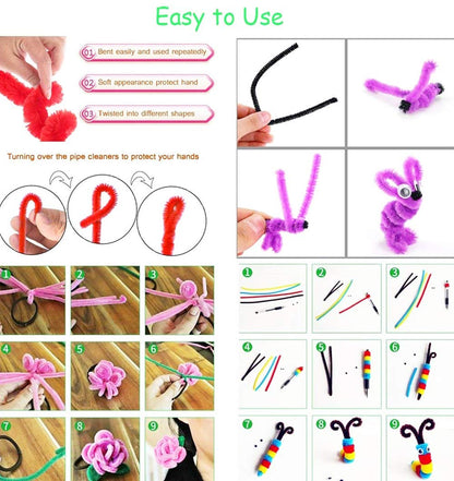 Pom Pom Combo Craft Kit for Kids