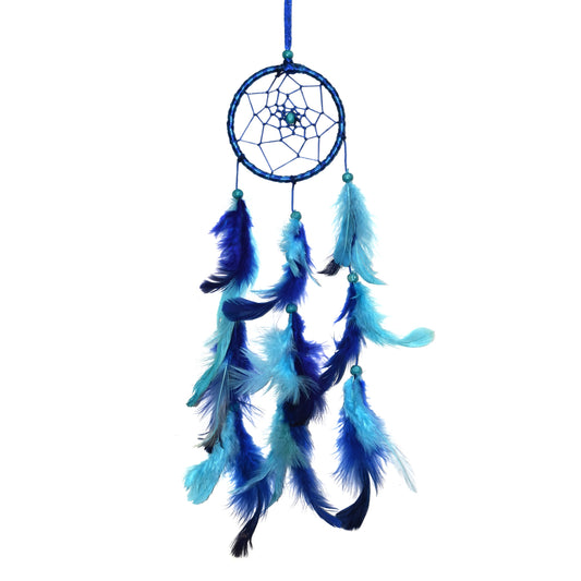 Blue Lagoon Dream Catcher Wall Hanging Small Size